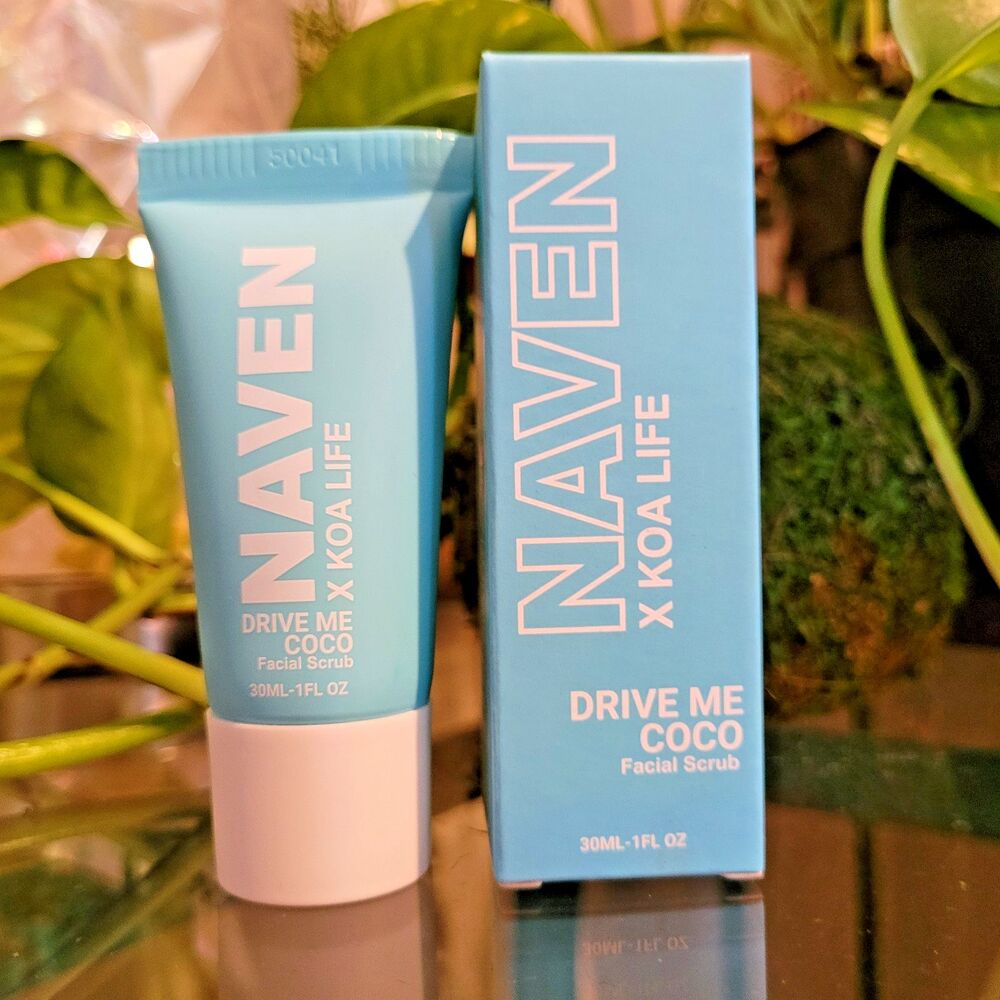 NAVEN X KOA LIFE Drive Me Coco Facial Scrub Coconut natural face wash exfoliate